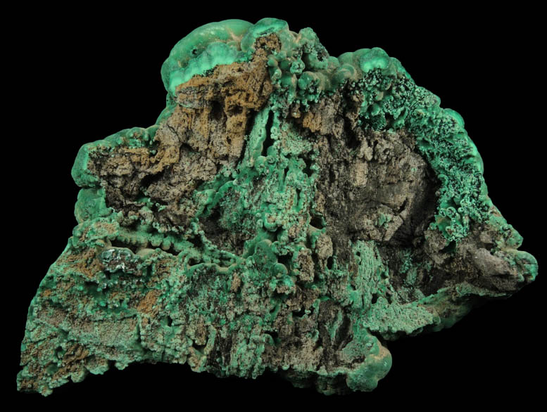 Malachite from Bisbee, Warren District, Cochise County, Arizona