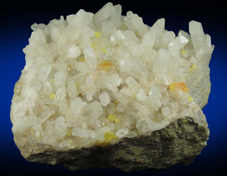 Celestine with minor Sulfur from Agrigento District (Girgenti), Sicily, Italy