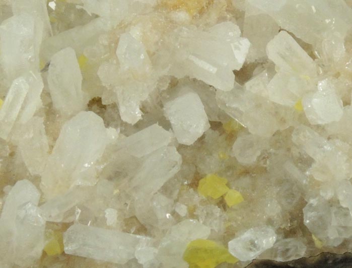 Celestine with minor Sulfur from Agrigento District (Girgenti), Sicily, Italy