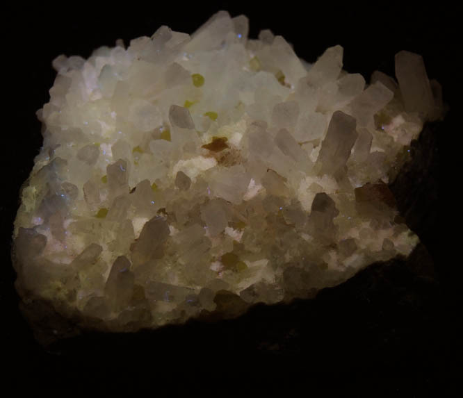 Celestine with minor Sulfur from Agrigento District (Girgenti), Sicily, Italy