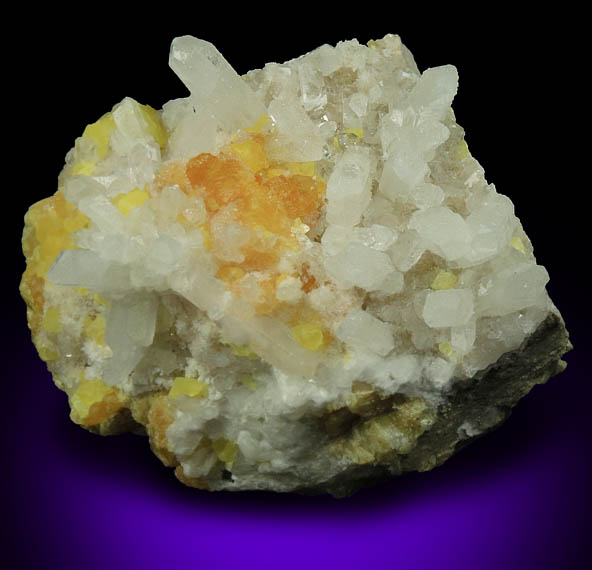 Celestine with minor Sulfur from Agrigento District (Girgenti), Sicily, Italy