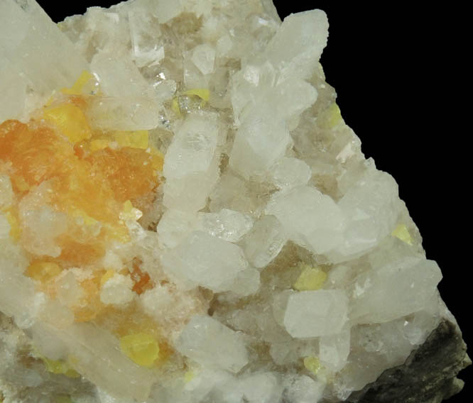Celestine with minor Sulfur from Agrigento District (Girgenti), Sicily, Italy