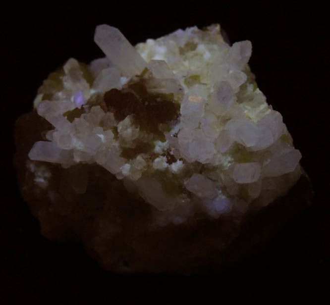 Celestine with minor Sulfur from Agrigento District (Girgenti), Sicily, Italy