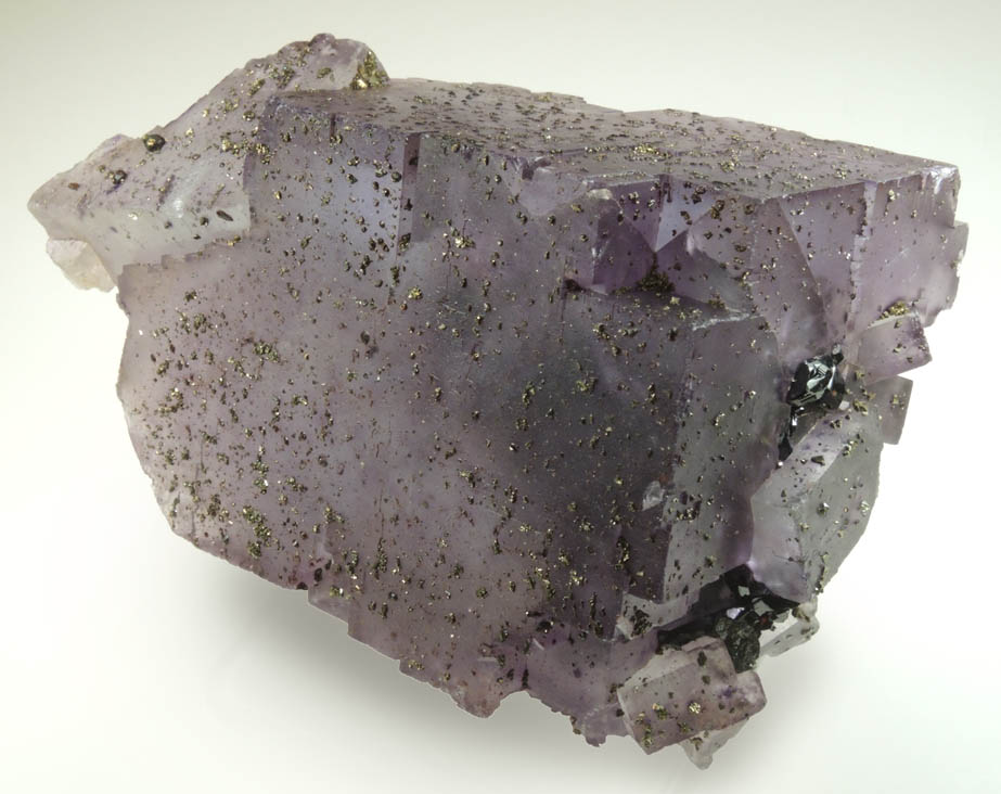 Fluorite with Chalcopyrite and Sphalerite from Denton Mine, Harris Creek District, Hardin County, Illinois