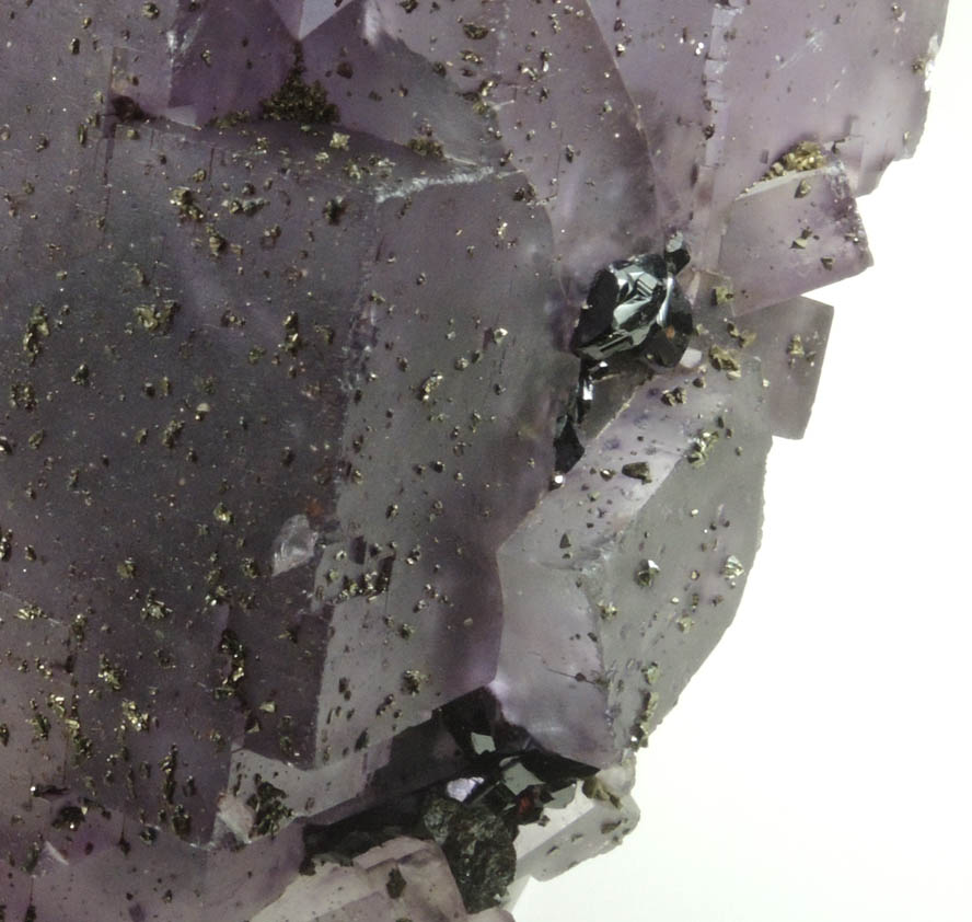 Fluorite with Chalcopyrite and Sphalerite from Denton Mine, Harris Creek District, Hardin County, Illinois