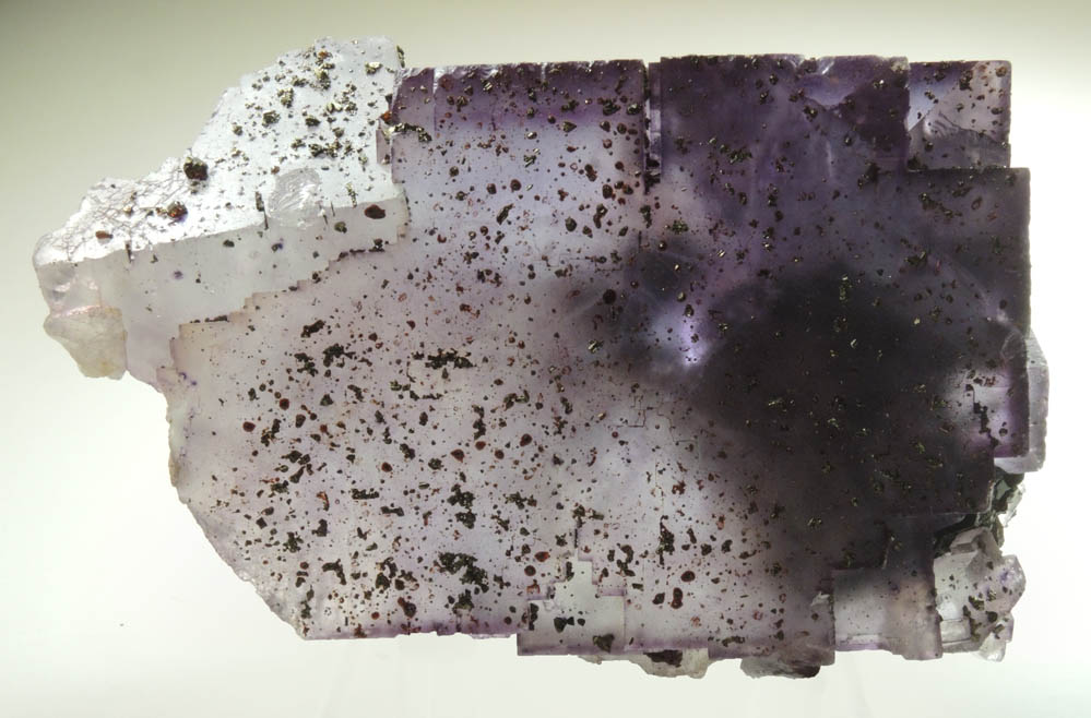 Fluorite with Chalcopyrite and Sphalerite from Denton Mine, Harris Creek District, Hardin County, Illinois