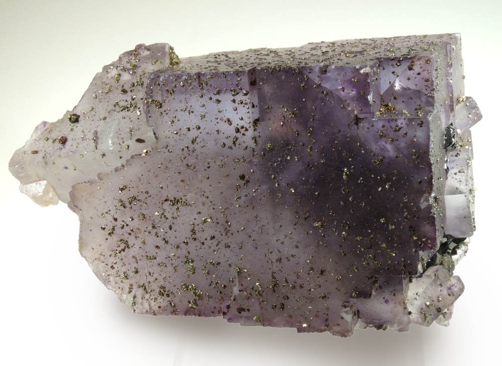 Fluorite with Chalcopyrite and Sphalerite from Denton Mine, Harris Creek District, Hardin County, Illinois