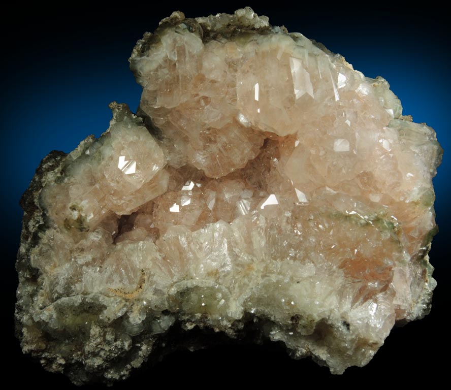 Apophyllite (rare pink color) from Millington Quarry, Bernards Township, Somerset County, New Jersey