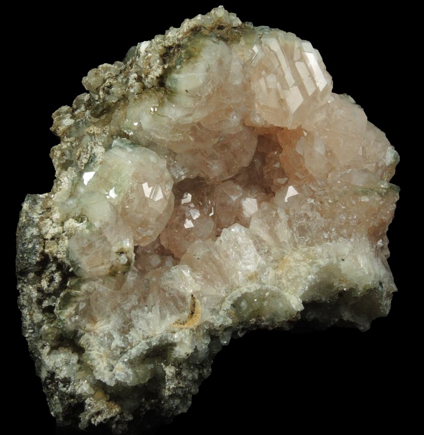 Apophyllite (rare pink color) from Millington Quarry, Bernards Township, Somerset County, New Jersey