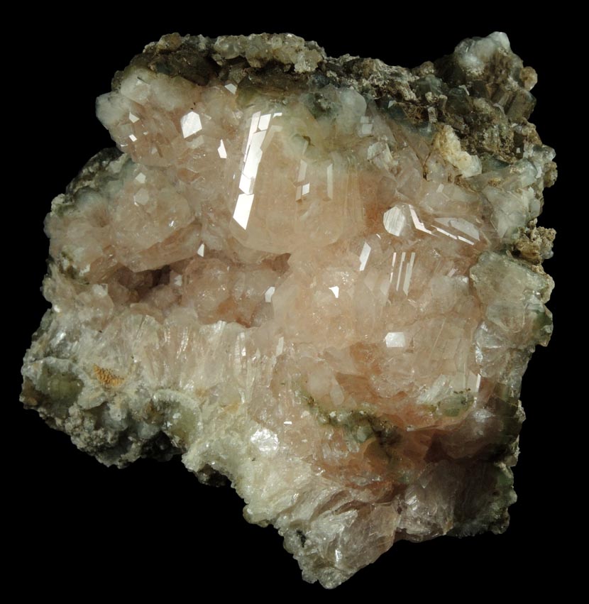 Apophyllite (rare pink color) from Millington Quarry, Bernards Township, Somerset County, New Jersey