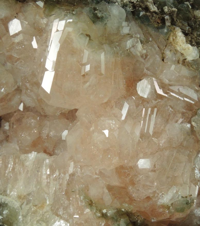 Apophyllite (rare pink color) from Millington Quarry, Bernards Township, Somerset County, New Jersey