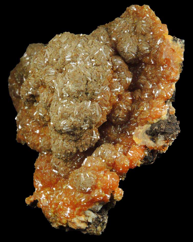 Pyromorphite from Bunker Hill Mine, 9th Level, Jersey Vein, Coeur d'Alene District, Shoshone County, Idaho