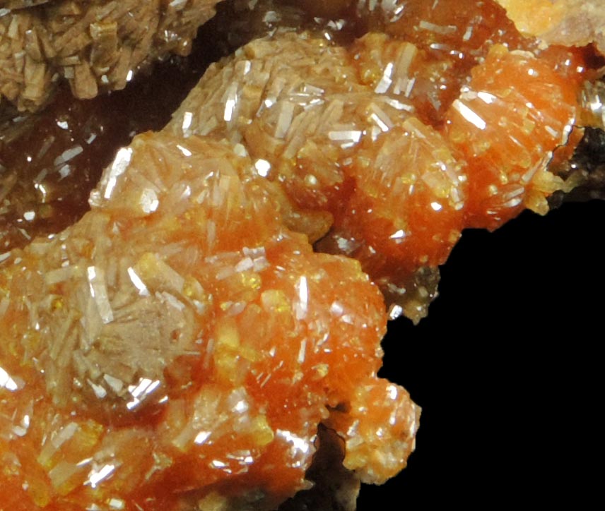 Pyromorphite from Bunker Hill Mine, 9th Level, Jersey Vein, Coeur d'Alene District, Shoshone County, Idaho