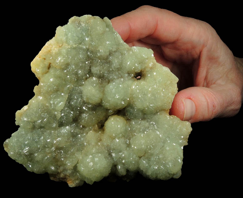 Prehnite from Riker Hill, Livingston, Essex County, New Jersey