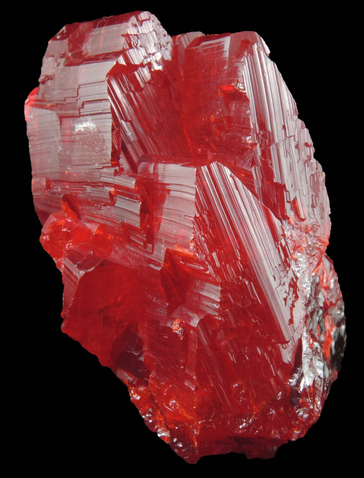 Realgar from Shimen Mine, Hunan, China