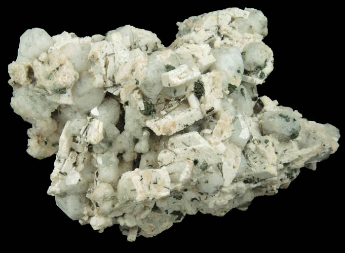 Analcime, Aegirine, Orthoclase, Chlorite, Biotite from 3M Quarry, Granite Mountain, Pulaski County, Arkansas