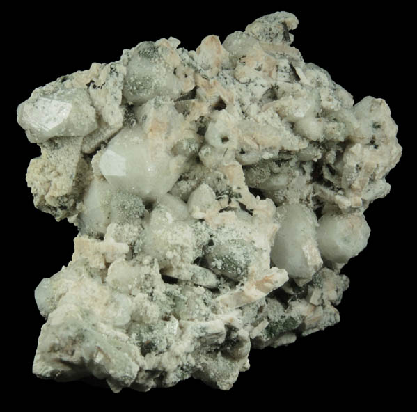 Analcime, Aegirine, Orthoclase, Chlorite, Biotite from 3M Quarry, Granite Mountain, Pulaski County, Arkansas