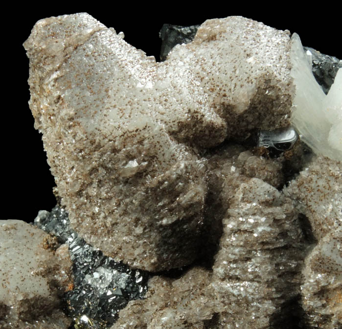 Calcite, Quartz, Sphalerite, Galena from Baia Sprie, Maramures, Romania