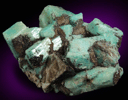 Microcline var. Amazonite with Goethite and Muscovite from Lake George District, Park County, Colorado