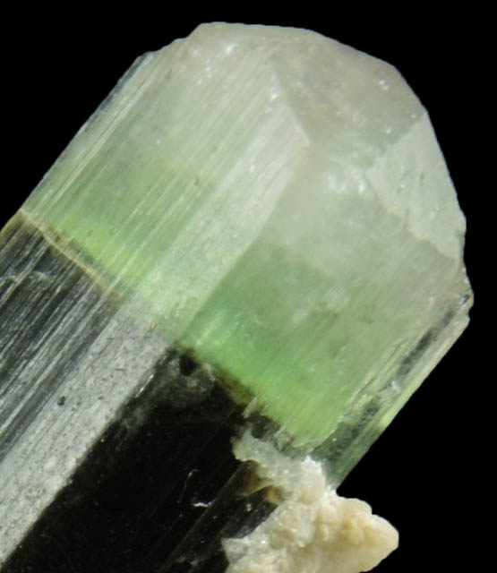 Elbaite Tourmaline with Albite var. Cleavelandite from Paprok, Kamdesh District, Nuristan Province, Afghanistan