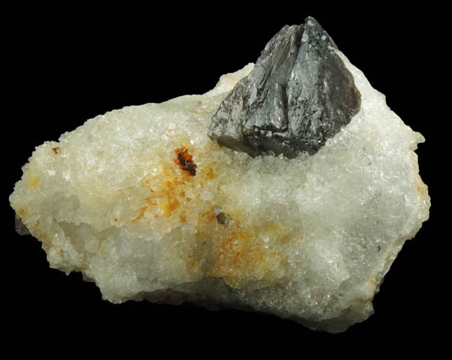 Scheelite embedded in Fluorite from Camp Bird Mine, 5 Level, Ouray County, Colorado