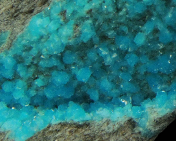 Turquoise crystals from Bishop Mine, Lynch Station, Campbell County, Virginia