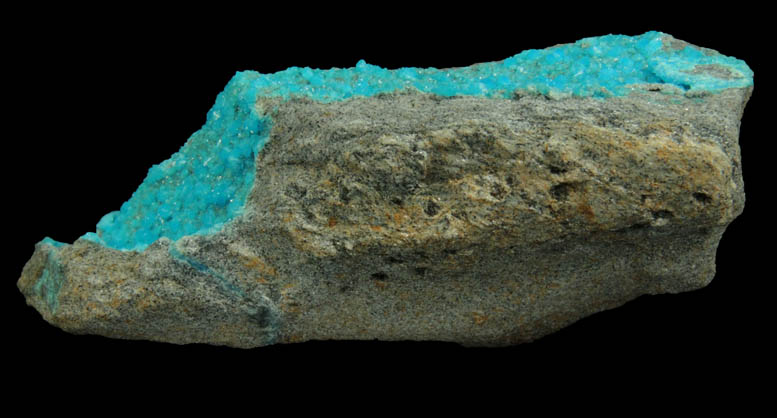 Turquoise crystals from Bishop Mine, Lynch Station, Campbell County, Virginia
