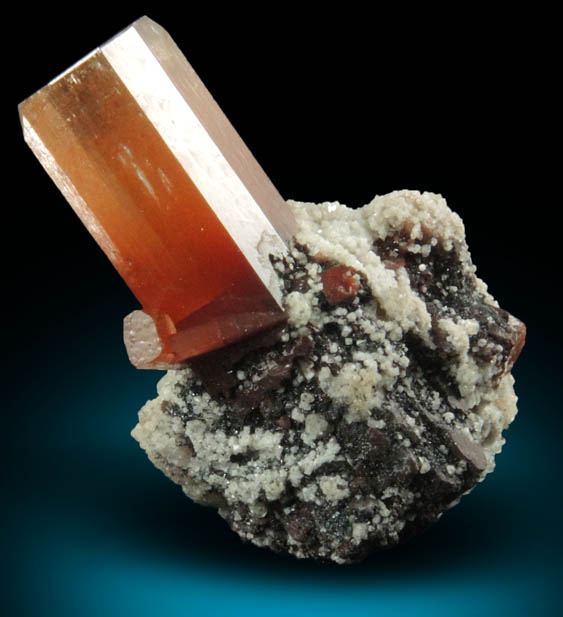 Topaz with Rutile inclusions from Durango, Mexico