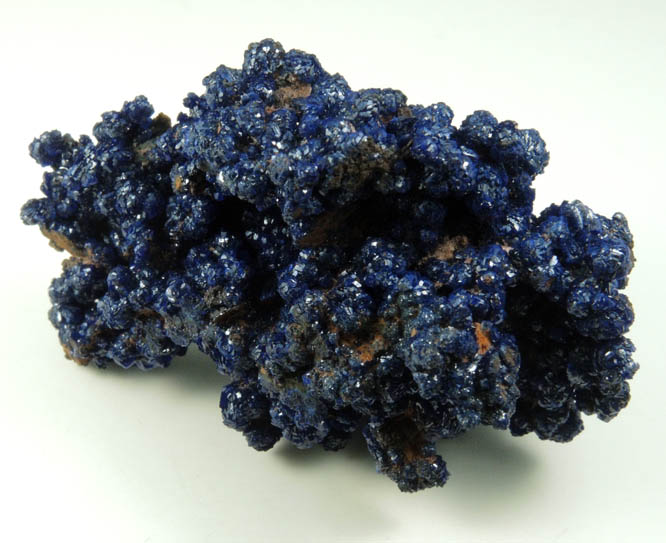 Azurite from Morenci Mine, 4750' level, Lone Star Area, Clifton District, Greenlee County, Arizona