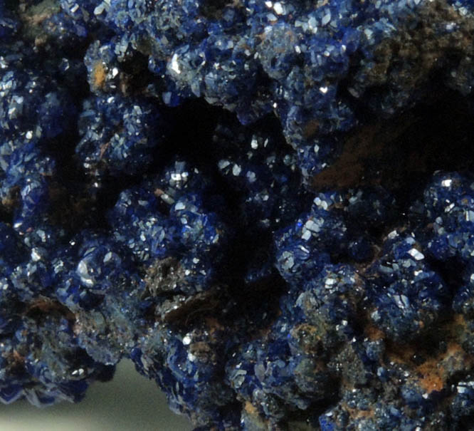 Azurite from Morenci Mine, 4750' level, Lone Star Area, Clifton District, Greenlee County, Arizona