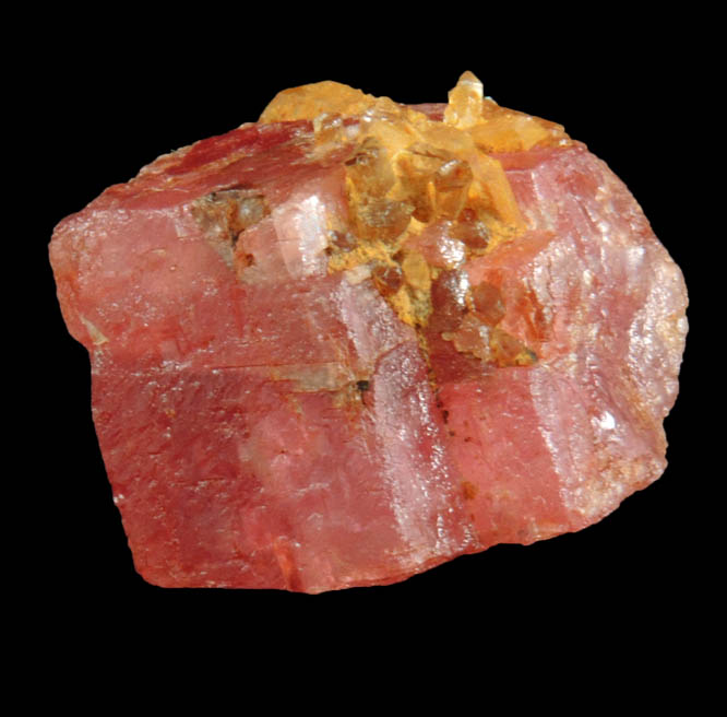 Rhodochrosite with Quartz from Sweet Home Mine, Buckskin Gulch, Alma District, Park County, Colorado