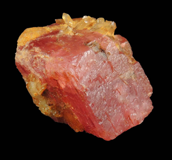 Rhodochrosite with Quartz from Sweet Home Mine, Buckskin Gulch, Alma District, Park County, Colorado