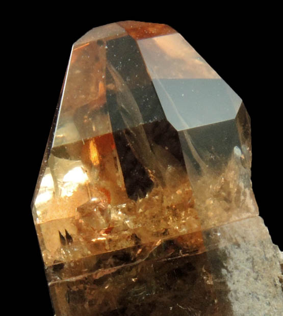 Topaz on rhyolite from Topaz Mountain, Thomas Range, Juab County, Utah