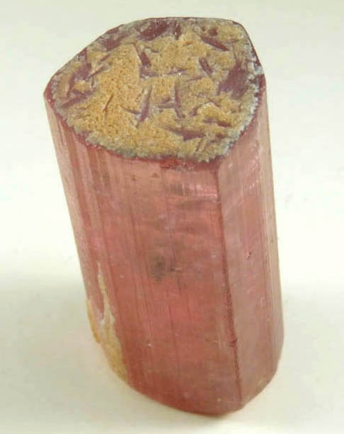 Elbaite var. Rubellite Tourmaline with minor Cookeite from Himalaya Mine, Mesa Grande District, San Diego County, California