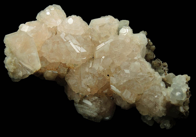 Apophyllite (pink) from Millington Quarry, Bernards Township, Somerset County, New Jersey