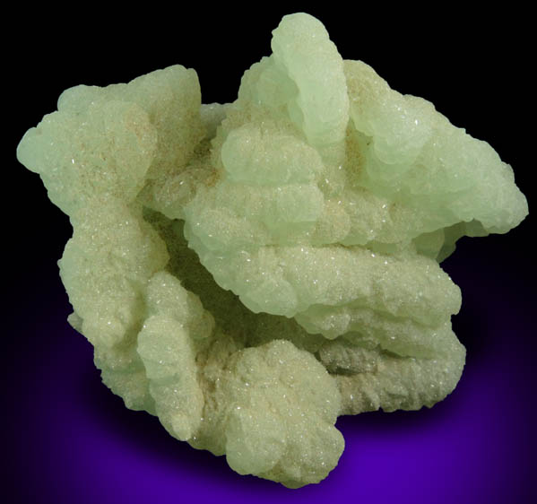 Prehnite pseudomorphs after Anhydrite from Millington Quarry, Bernards Township, Somerset County, New Jersey