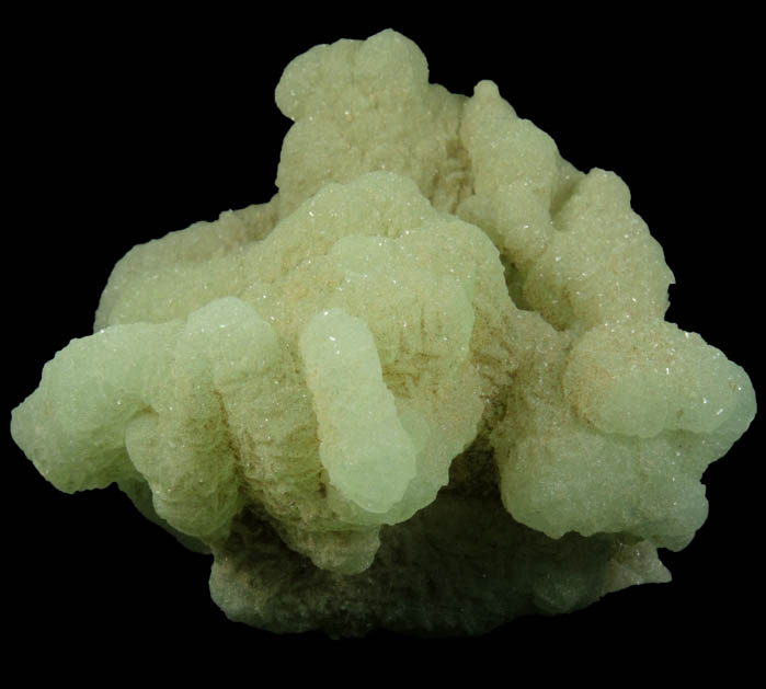 Prehnite pseudomorphs after Anhydrite from Millington Quarry, Bernards Township, Somerset County, New Jersey