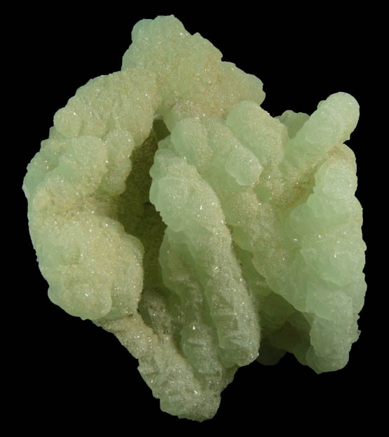 Prehnite pseudomorphs after Anhydrite from Millington Quarry, Bernards Township, Somerset County, New Jersey