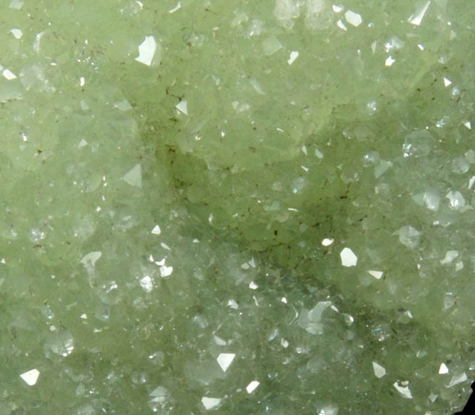 Apophyllite over Prehnite from Millington Quarry, Bernards Township, Somerset County, New Jersey