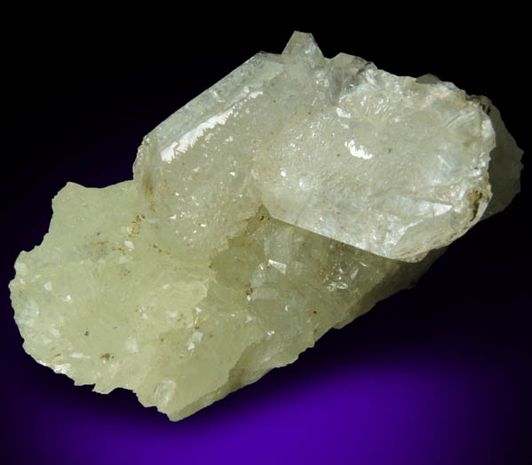 Apophyllite on Datolite from Millington Quarry, Bernards Township, Somerset County, New Jersey