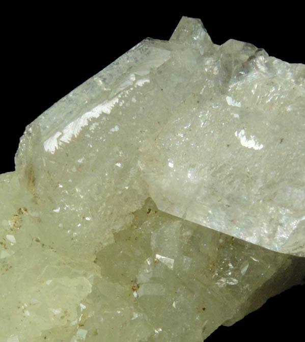 Apophyllite on Datolite from Millington Quarry, Bernards Township, Somerset County, New Jersey