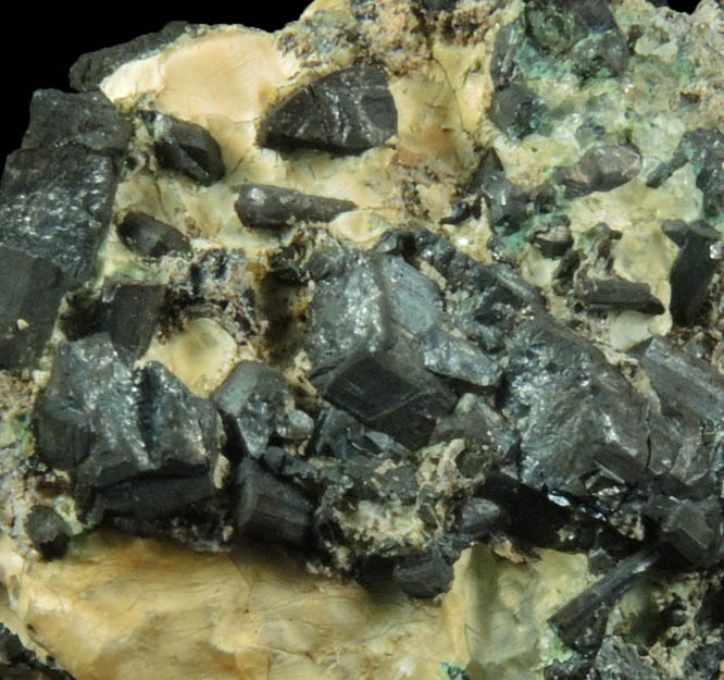 Chalcocite in Calcite from Chimney Rock Quarry, Bound Brook, Somerset County, New Jersey