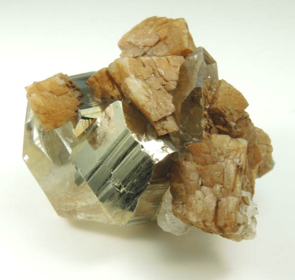 Pyrite, Siderite, Quartz from Spruce Claim, ENE of North Bend, King County, Washington
