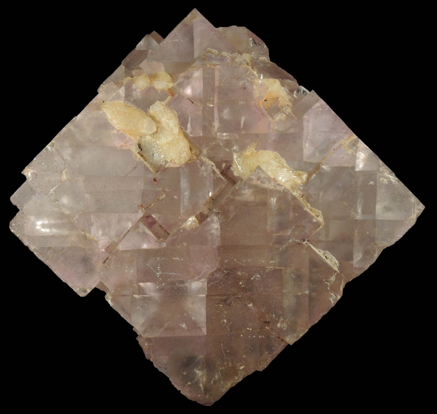 Fluorite with minor Calcite and Sphalerite from Cave-in-Rock District, Hardin County, Illinois