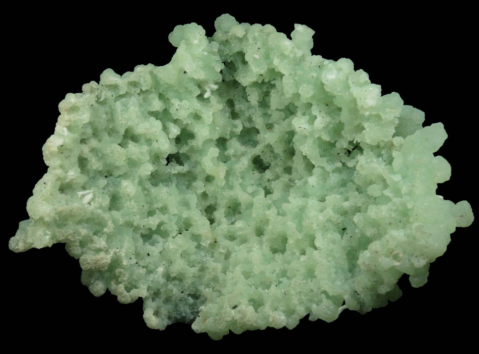 Prehnite pseudomorphs after Anhydrite with Laumontite from New Street Quarry, Paterson, Passaic County, New Jersey