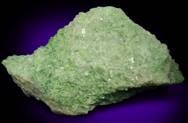 Tremolite var. Chrome Tremolite from Gouverneur Talc Corp. Mine, Balmat, St. Lawrence County, New York