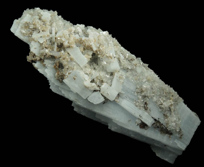 Anhydrite with Calcite from Naica District, Saucillo, Chihuahua, Mexico