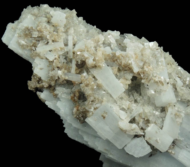 Anhydrite with Calcite from Naica District, Saucillo, Chihuahua, Mexico