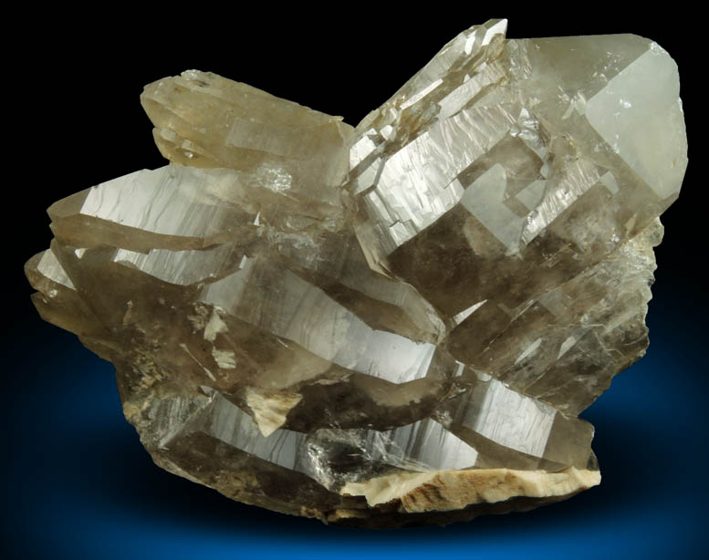 Quartz var. Smoky Quartz from North Moat Mountain, Bartlett, Carroll County, New Hampshire