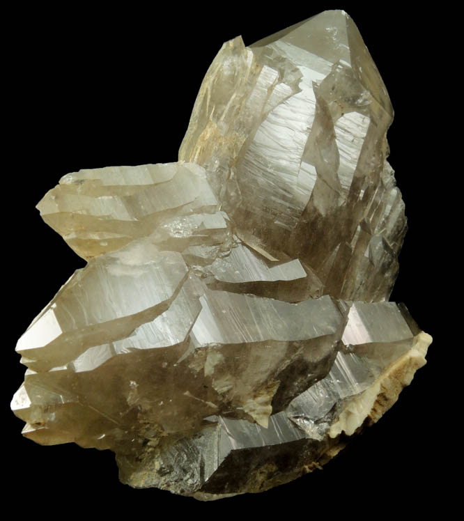 Quartz var. Smoky Quartz from North Moat Mountain, Bartlett, Carroll County, New Hampshire